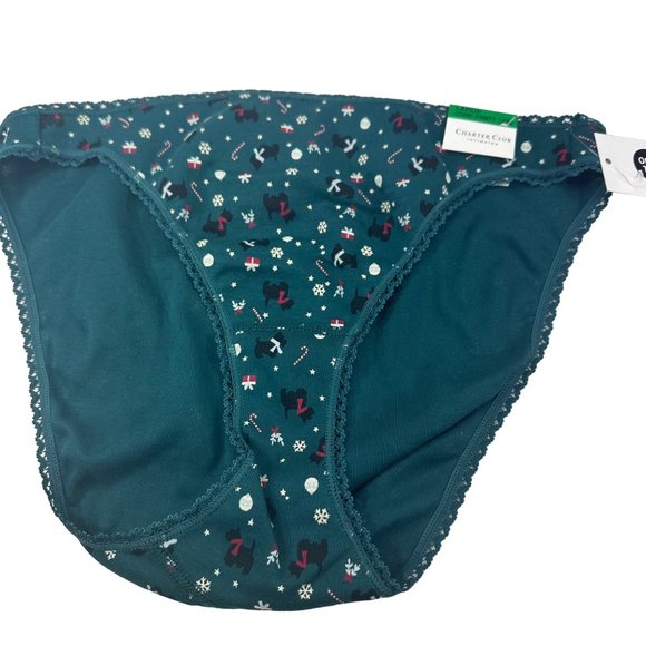 Lot Of Two Charter Club Intimates Women's Size Large Panty Brief Hi Cut New - Picture 3 of 16